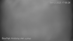 Vrchol Bouřňák, pohled na jih