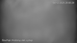 Vrchol Bouřňák, pohled na jih