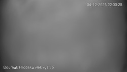 Vrchol Bouřňák, pohled na jih