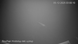 Vrchol Bouřňák, pohled na jih