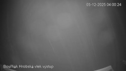 Vrchol Bouřňák, pohled na jih