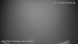 Vrchol Bouřňák, pohled na jih