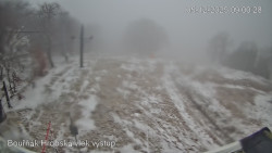 Vrchol Bouřňák, pohled na jih