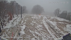 Vrchol Bouřňák, pohled na jih