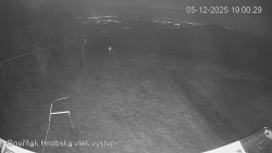 Vrchol Bouřňák, pohled na jih