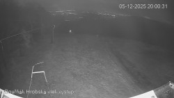 Vrchol Bouřňák, pohled na jih