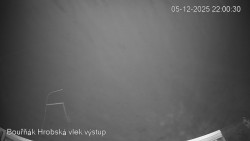 Vrchol Bouřňák, pohled na jih