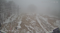 Vrchol Bouřňák, pohled na jih