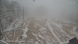 Vrchol Bouřňák, pohled na jih