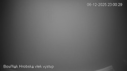 Vrchol Bouřňák, pohled na jih