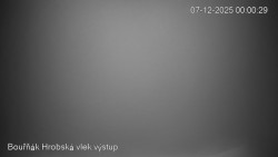 Vrchol Bouřňák, pohled na jih