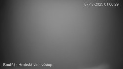 Vrchol Bouřňák, pohled na jih