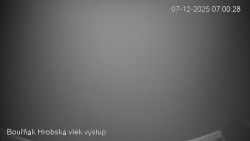 Vrchol Bouřňák, pohled na jih