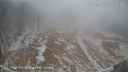 Vrchol Bouřňák, pohled na jih