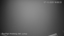 Vrchol Bouřňák, pohled na jih