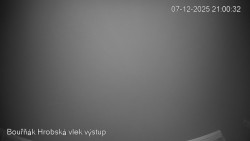 Vrchol Bouřňák, pohled na jih