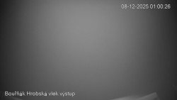 Vrchol Bouřňák, pohled na jih