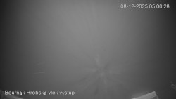 Vrchol Bouřňák, pohled na jih