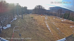 Vrchol Bouřňák, pohled na jih