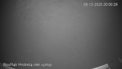 Vrchol Bouřňák, pohled na jih