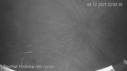 Vrchol Bouřňák, pohled na jih