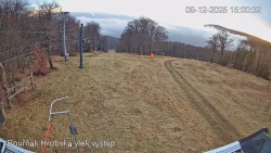 Vrchol Bouřňák, pohled na jih