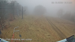 Vrchol Bouřňák, pohled na jih