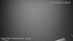 Vrchol Bouřňák, pohled na jih