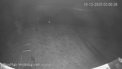 Vrchol Bouřňák, pohled na jih