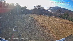 Vrchol Bouřňák, pohled na jih