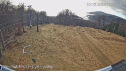 Vrchol Bouřňák, pohled na jih