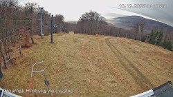 Vrchol Bouřňák, pohled na jih