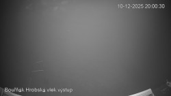 Vrchol Bouřňák, pohled na jih