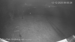 Vrchol Bouřňák, pohled na jih