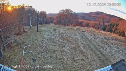 Vrchol Bouřňák, pohled na jih