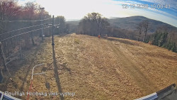 Vrchol Bouřňák, pohled na jih