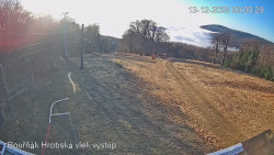 Vrchol Bouřňák, pohled na jih