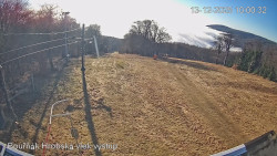 Vrchol Bouřňák, pohled na jih