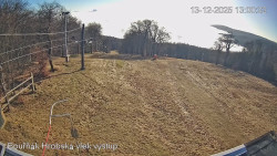 Vrchol Bouřňák, pohled na jih