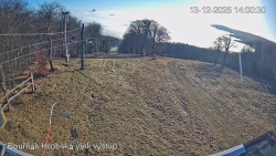 Vrchol Bouřňák, pohled na jih