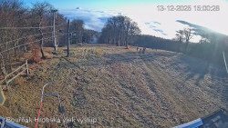 Vrchol Bouřňák, pohled na jih