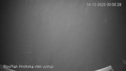 Vrchol Bouřňák, pohled na jih