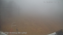 Vrchol Bouřňák, pohled na jih