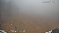 Vrchol Bouřňák, pohled na jih