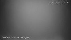 Vrchol Bouřňák, pohled na jih