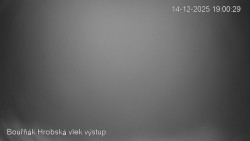 Vrchol Bouřňák, pohled na jih