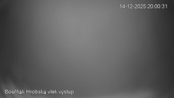 Vrchol Bouřňák, pohled na jih