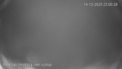 Vrchol Bouřňák, pohled na jih