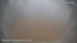 Vrchol Bouřňák, pohled na jih