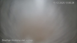 Vrchol Bouřňák, pohled na jih